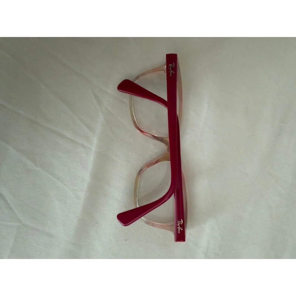 Ray-Ban RB1591 3806 Pink Clear Square Eyeglasses Frame Kids 46-16-125